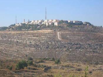 Sulam Yaaqov (Psagot, Jebel et-Tawil) fm Beit Eil (al-Bireh)